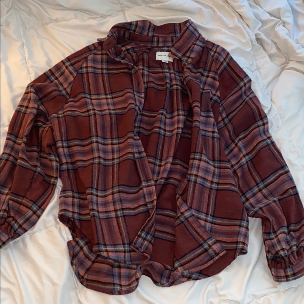 Oversized AE flannel